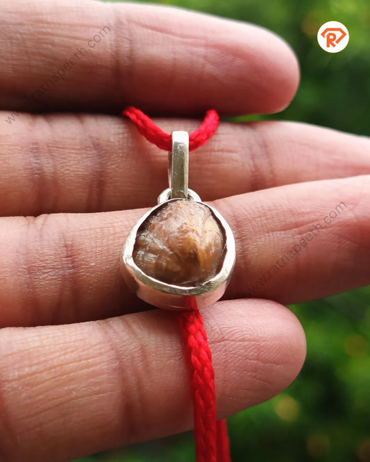 Original Machhmani Stone Silver Pendant