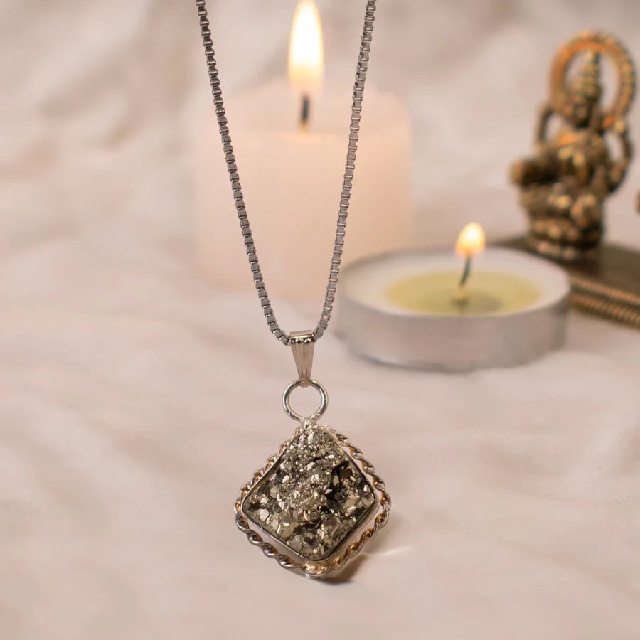 Pyrite Pendant for Wealth & Prospority