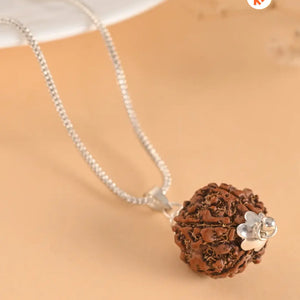 5 Mukhi Rudraksha Pendant - For Wealth | Stability | Protection