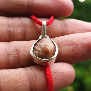 Original Machhmani Stone Silver Pendant