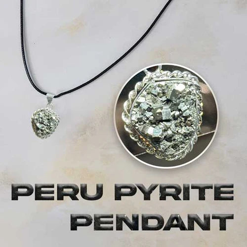 Pyrite Pendant for Wealth & Prospority