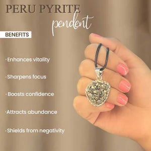 Pyrite Pendant for Wealth & Prospority